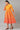 Orange Ombre Shirt Collar Summer Plus Size Dress