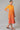 Orange Ombre Shirt Collar Summer Plus Size Dress