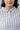 Blue Stripe Print Shirt Collar Plus Size kurta