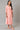 Peach A-Line Printed Summer Dress