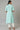 Green A-Line Shirt Collar Kurta