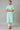 Green A-Line Shirt Collar Kurta