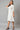 White A-Line Shirt Collar Dress