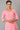 Pink Printed Round Neck kurta