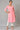 Pink Printed Round Neck kurta