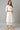 White Flared Jacquard Dress