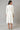 White Flared Printed Modern Ethnic Dress