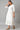 White Flared Printed Modern Ethnic Dress