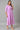 Purple Flared Printed Modern Ethnic Dress