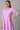 Purple Flared Printed Modern Ethnic Dress