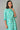 Green Cotton Floral Printed Summer Dress