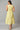 Yellow Flared Floral Printed Sleeveless Dress
