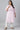 Purple Stripe Printed Straight Plus Size kurta