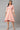 Orange Floral Printed Cotton Dress With Belt