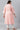 Orange Floral Printed Cotton Plus Size Dress With Belt