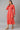 Red Flared Printed Modern Ethnic Dress