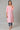 Pink Cotton Dobby Printed Kurta