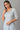 Blue Sequined Lurex Striped Plus Size kurta