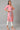 Pink Printed Straight kurta