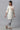 Off-white Embroidered Short Kurti