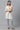 Off-white Embroidered Short Kurti