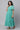 Green Poly Georgette Festive Dress