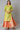 Green Embroidered Foil Printed Signature Kurta
