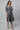 Blue Inverted Blox Pleats Straight Kurta