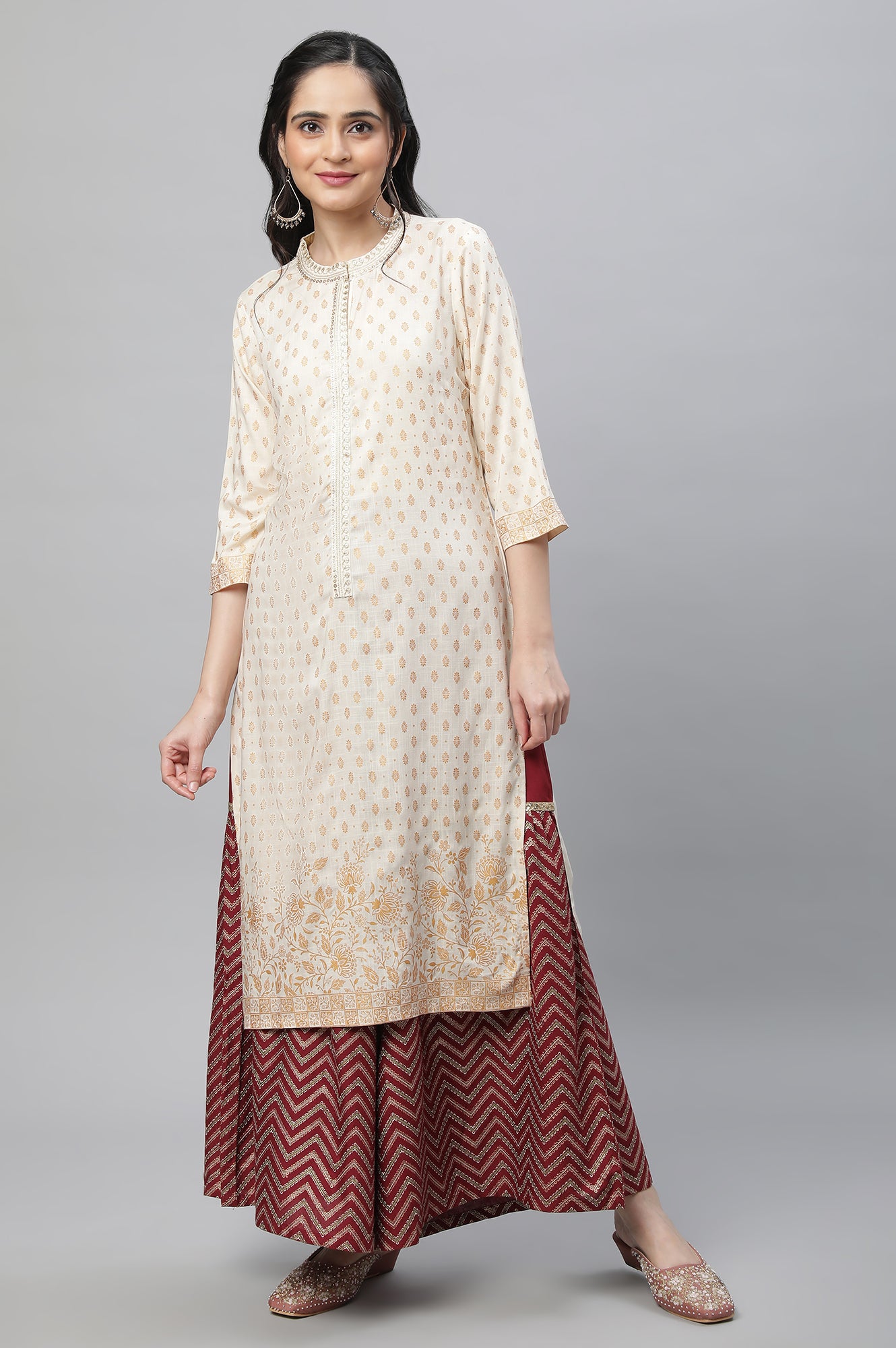 Natural Coloured Festive Kurta