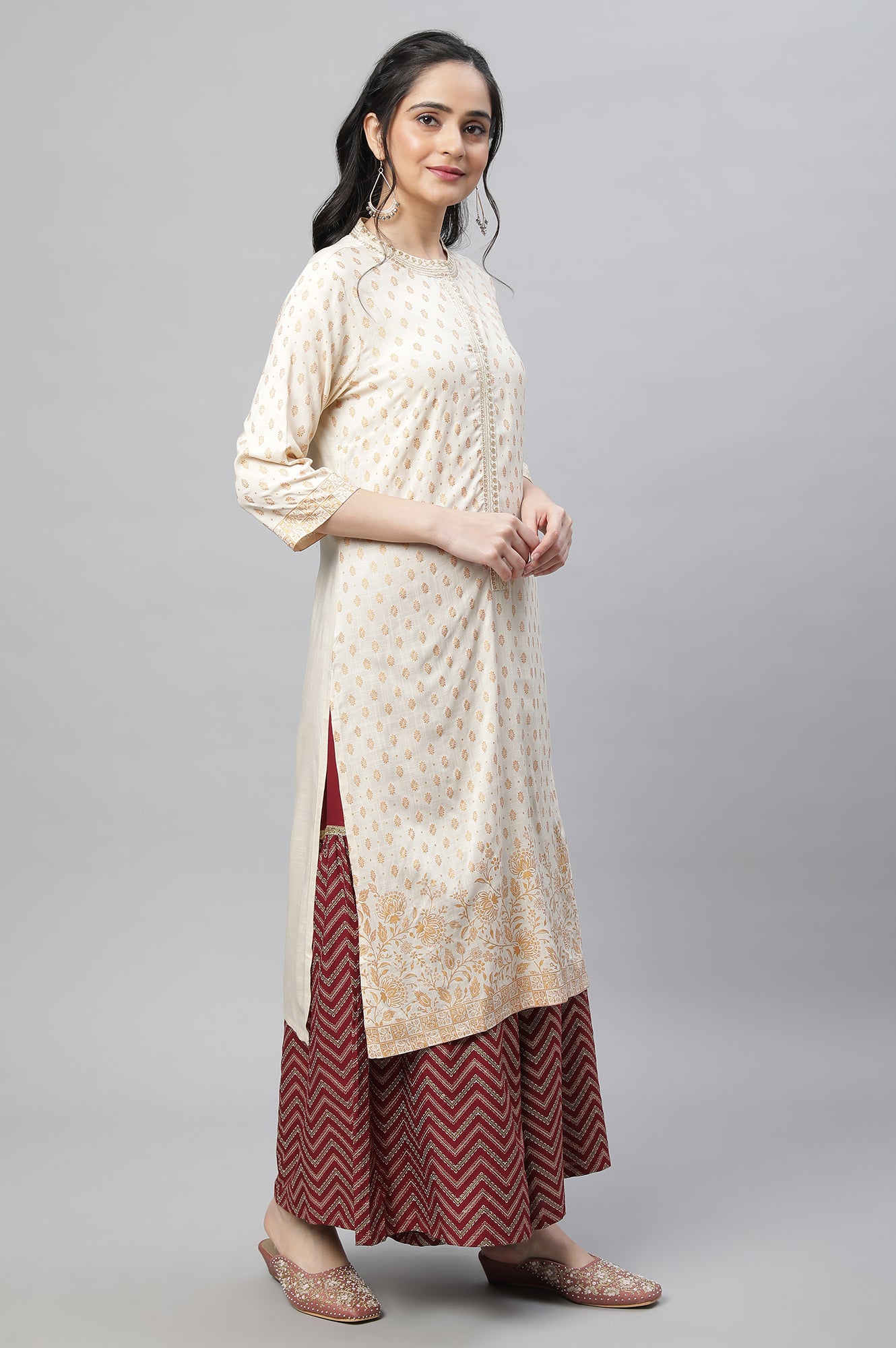 Natural Coloured Festive Kurta