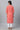 Orange Checkered Casual kurta