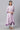 Purple Asymmetrical Floral Summerkurta