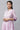Purple Asymmetrical Floral Summerkurta