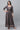 Black Zari Embroidered Festive Jumpsuit With Belt