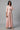 Peach Check Print Jumpsuit