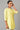 Yellow Sheer Sucker Mandarin Collar kurta
