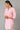 Pink Sheer Sucker Mandarin Collar kurta