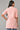 Peach Stripe Print Yarn-Dyed Plus Size kurta