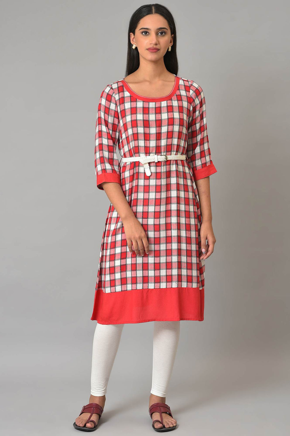 White Cotton Lycra Tights