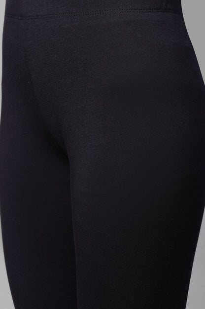 Blue Cotton Lycra Tights