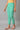 Green Straight Fit Plus Size Trouser Pants