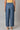 Blue Plus Size Denim Narrow Pants