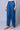 Blue Narrow Palazzo With Pleats