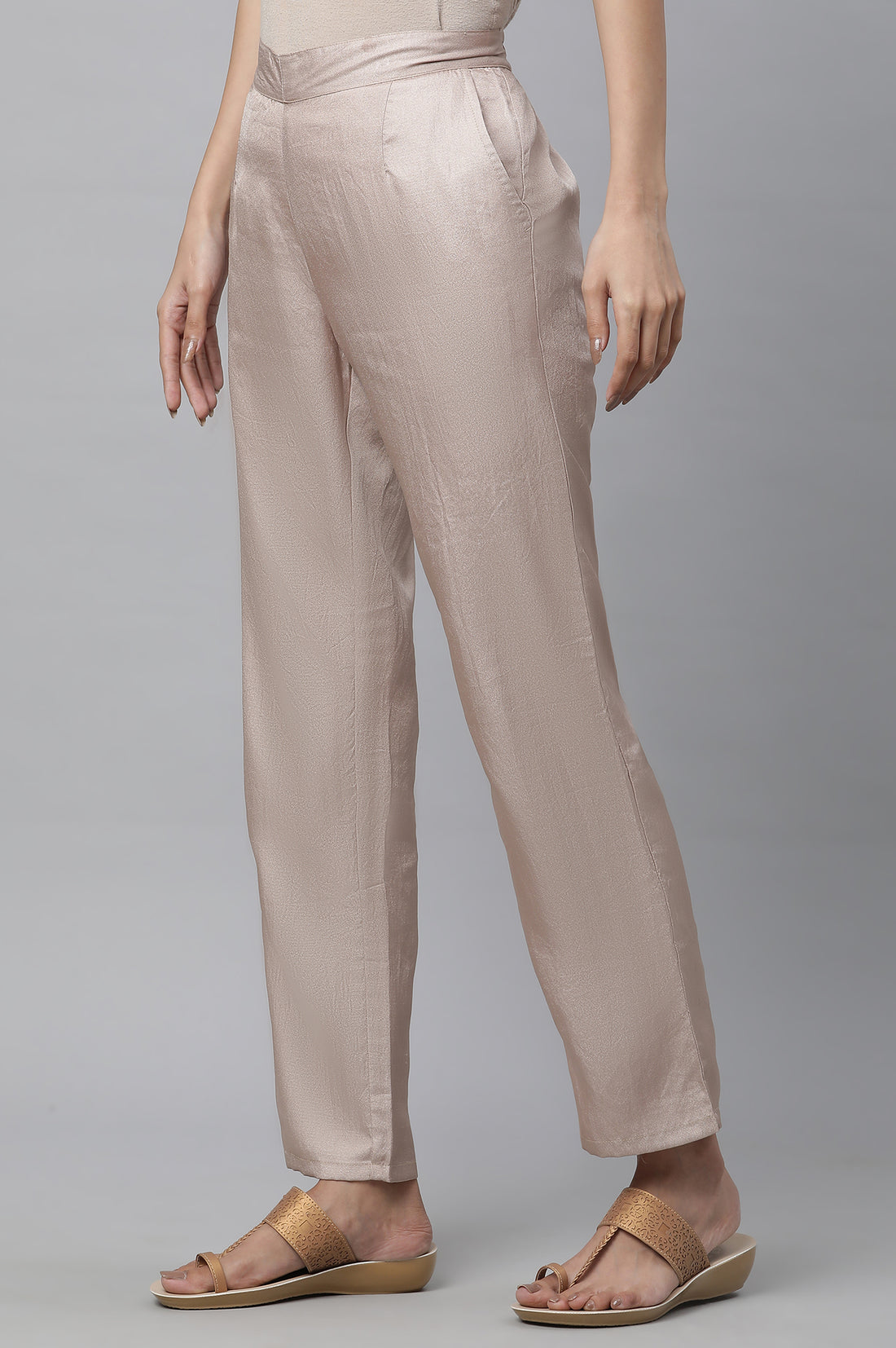 Cuban Gold Narrow Fit Palazzo