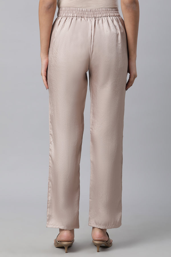 Elleven Women's Cuban Gold Narrow Fit Palazzo