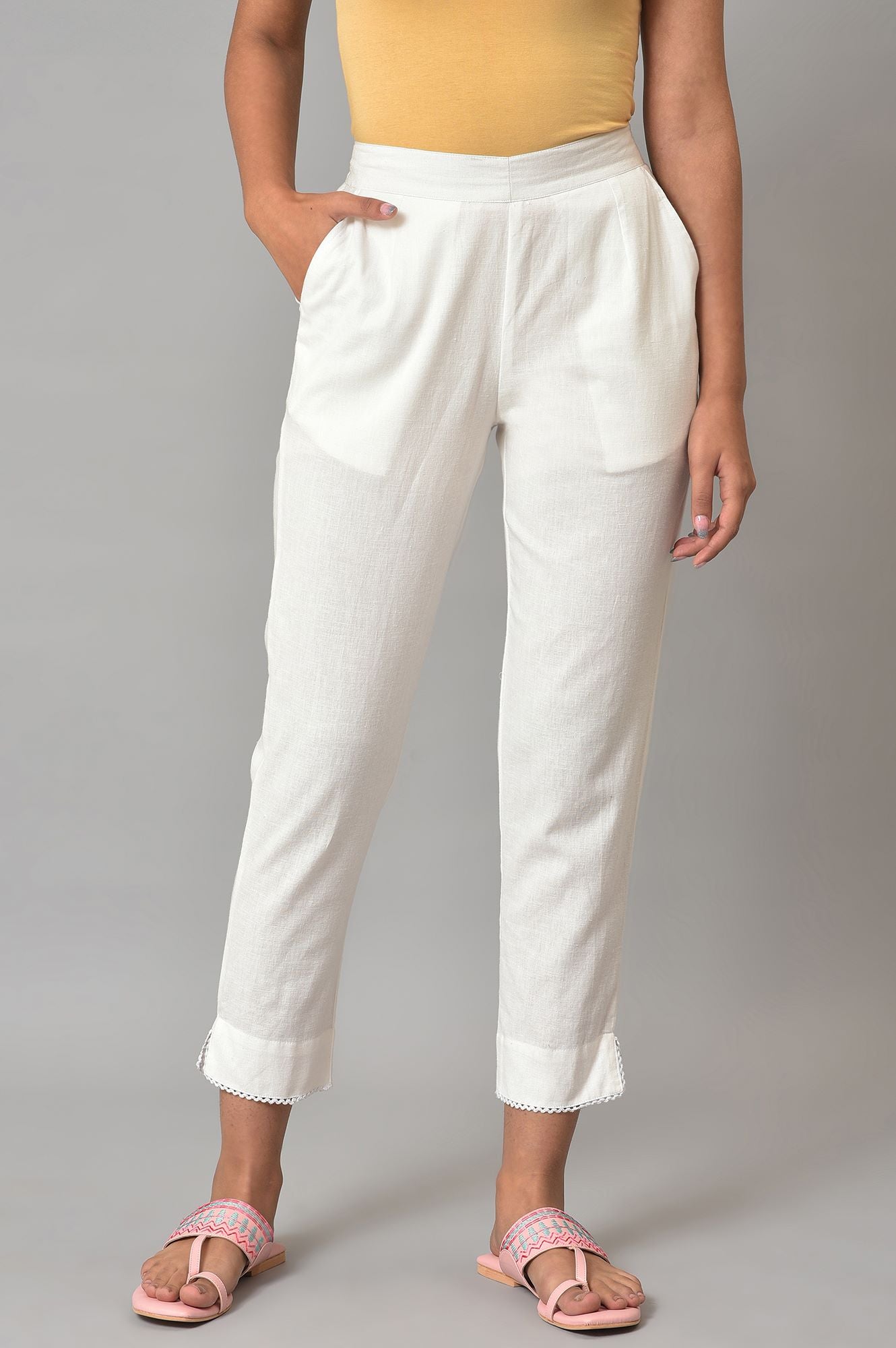 Aurelia White Trouser