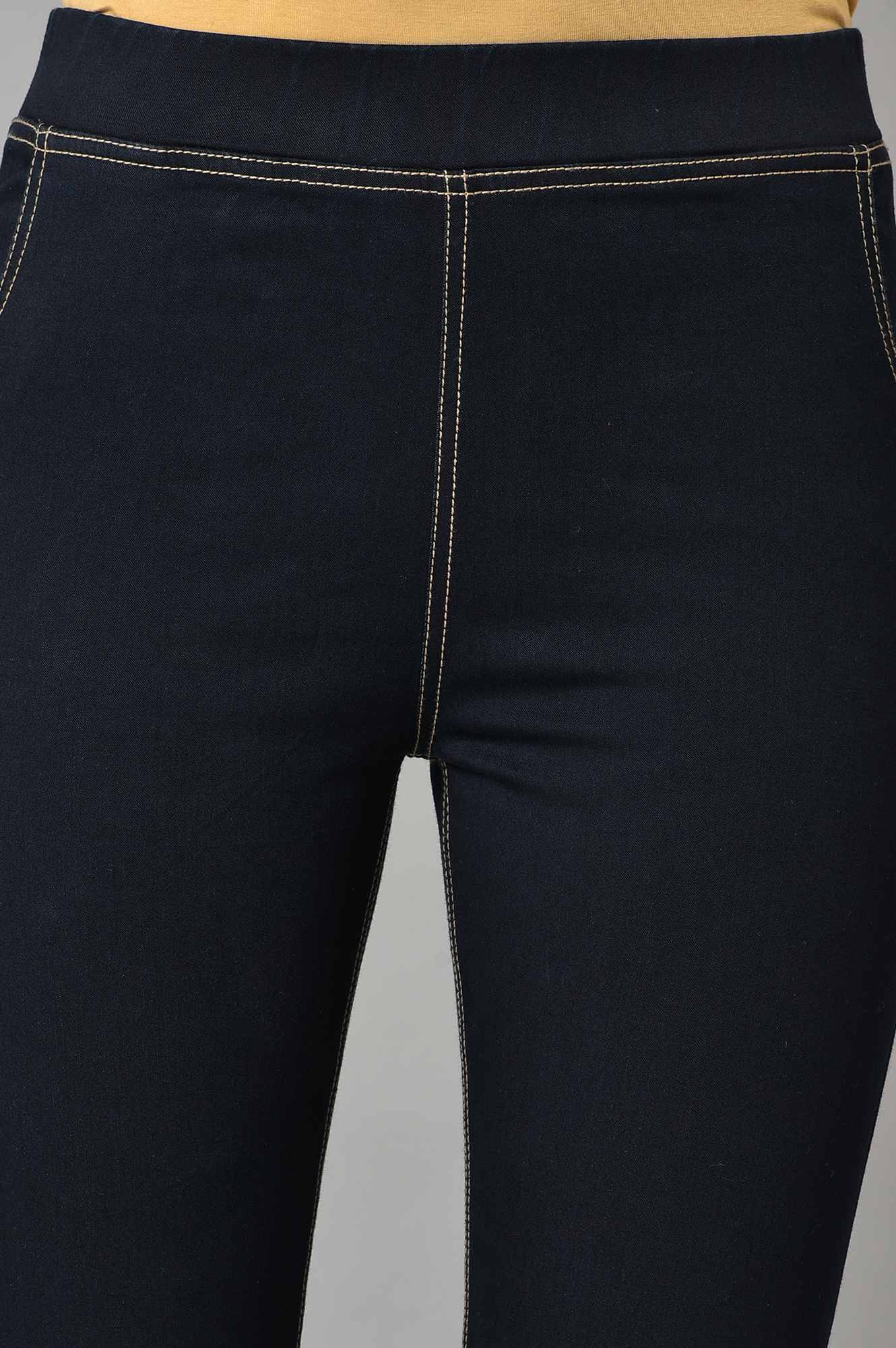 Denim lycra jeggings hotsell