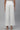 White Casual Comfy Pants with Front Drawstrings