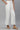 White Casual Comfy Pants with Front Drawstrings