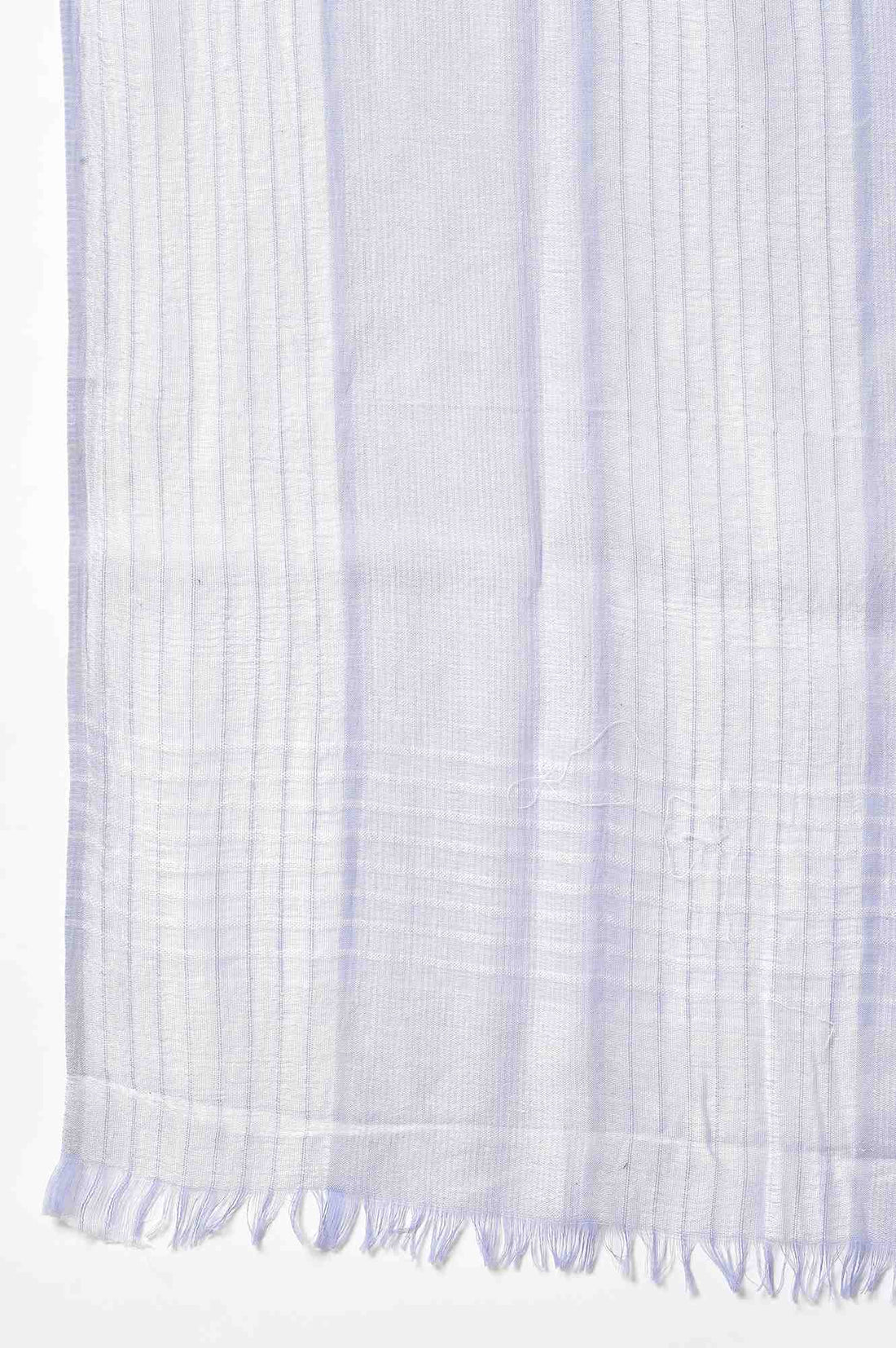 Lavendar And White Yarn-Dyed Premium Dupatta